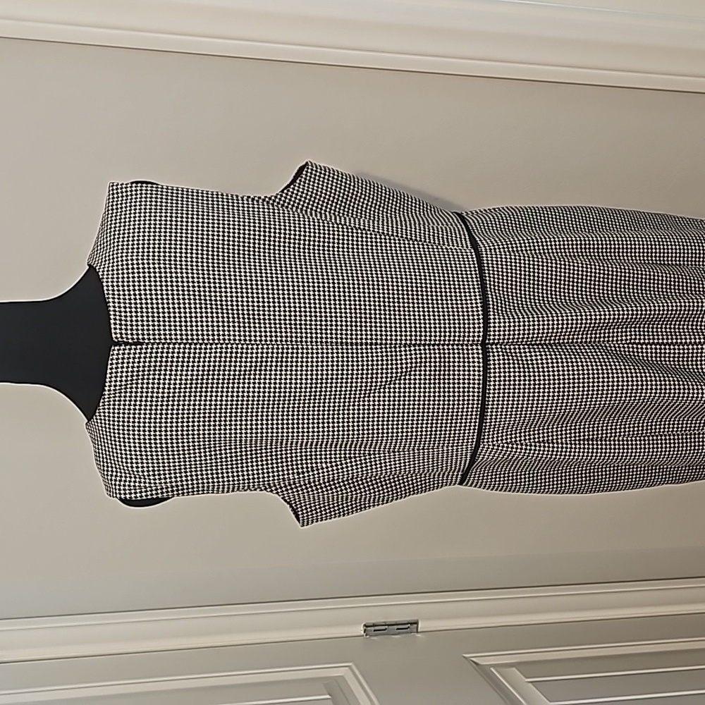 Ann Taylor Black/White Checked Dress - Picture 4 of 4